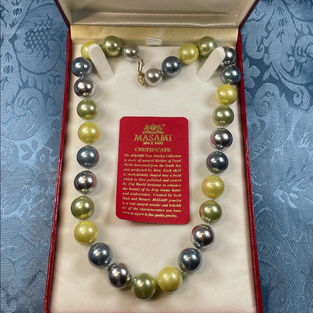 NIB Masami 14k Clasp Fine Necklace